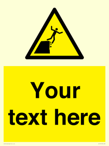 WL7419: Custom Warning unstable cliff edge