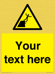 WL7419: Custom Warning unstable cliff edge