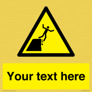 WL7419: Custom Warning unstable cliff edge