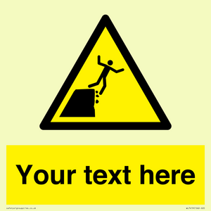 WL7419: Custom Warning unstable cliff edge