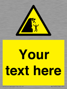 WL7420: Custom Warning unstable cliff
