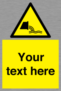 WL7421: Custom Warning sewage effluent outfall