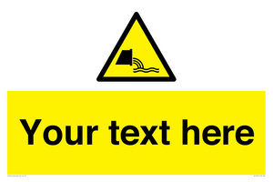 WL7421: Custom Warning sewage effluent outfall