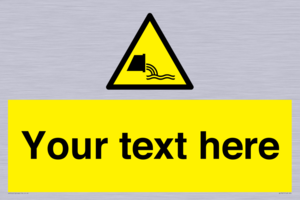 WL7421: Custom Warning sewage effluent outfall