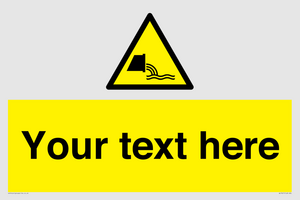 WL7421: Custom Warning sewage effluent outfall