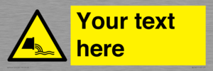 WL7421: Custom Warning sewage effluent outfall