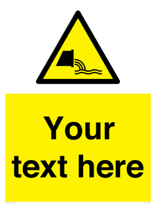 WL7421: Custom Warning sewage effluent outfall