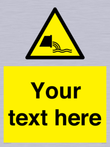 WL7421: Custom Warning sewage effluent outfall