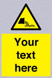 WL7421: Custom Warning sewage effluent outfall