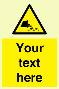 WL7421: Custom Warning sewage effluent outfall