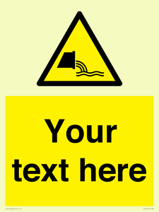 WL7421: Custom Warning sewage effluent outfall