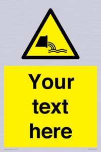 WL7421: Custom Warning sewage effluent outfall