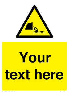 WL7421: Custom Warning sewage effluent outfall