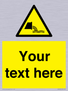 WL7421: Custom Warning sewage effluent outfall