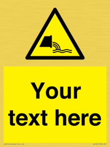 WL7421: Custom Warning sewage effluent outfall