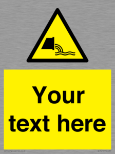 WL7421: Custom Warning sewage effluent outfall