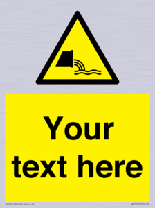 WL7421: Custom Warning sewage effluent outfall