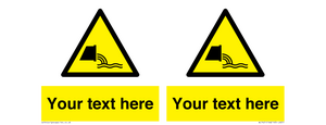 WL7421: Custom Warning sewage effluent outfall