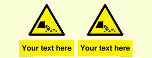 WL7421: Custom Warning sewage effluent outfall