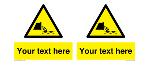 WL7421: Custom Warning sewage effluent outfall