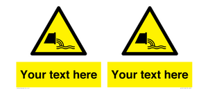 WL7421: Custom Warning sewage effluent outfall