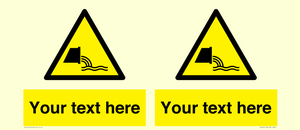 WL7421: Custom Warning sewage effluent outfall