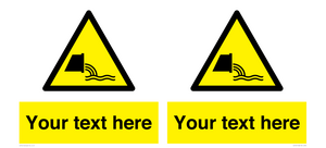 WL7421: Custom Warning sewage effluent outfall