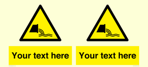 WL7421: Custom Warning sewage effluent outfall