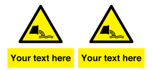 WL7421: Custom Warning sewage effluent outfall