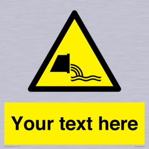 WL7421: Custom Warning sewage effluent outfall