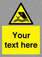 WL7423: Custom Warning boating area