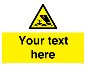 WL7423: Custom Warning boating area