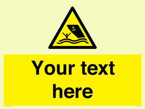 WL7423: Custom Warning boating area