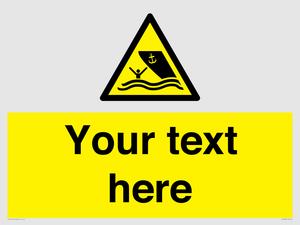 WL7423: Custom Warning boating area