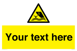 WL7423: Custom Warning boating area