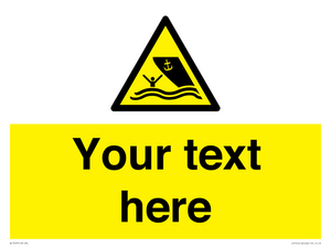 WL7423: Custom Warning boating area