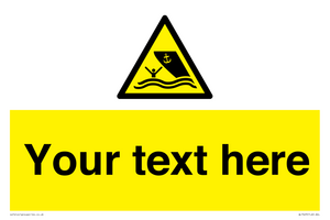 WL7423: Custom Warning boating area