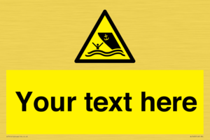 WL7423: Custom Warning boating area