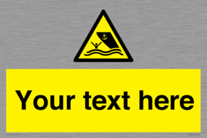 WL7423: Custom Warning boating area