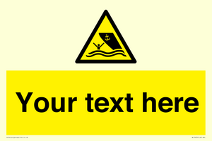 WL7423: Custom Warning boating area