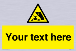 WL7423: Custom Warning boating area