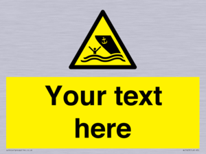 WL7423: Custom Warning boating area