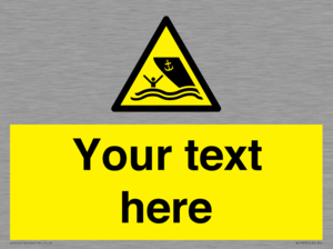 WL7423: Custom Warning boating area