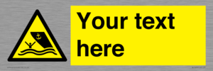 WL7423: Custom Warning boating area