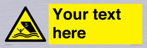 WL7423: Custom Warning boating area