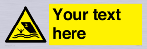 WL7423: Custom Warning boating area
