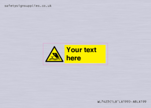 WL7423: Custom Warning boating area