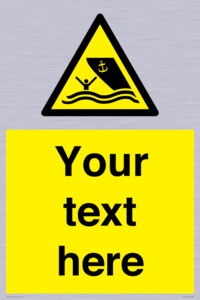 WL7423: Custom Warning boating area