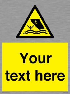 WL7423: Custom Warning boating area
