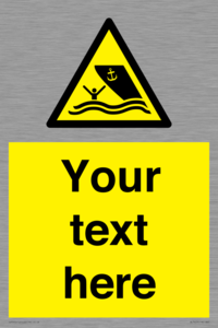 WL7423: Custom Warning boating area
